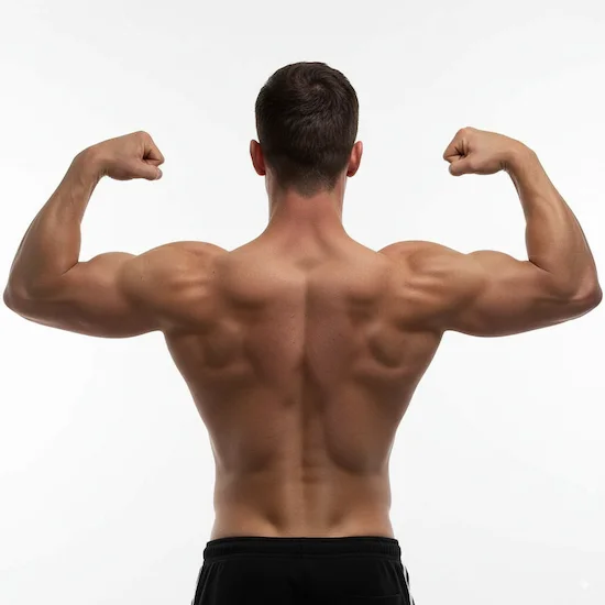 Depilación definitiva de espalda completa para hombres.